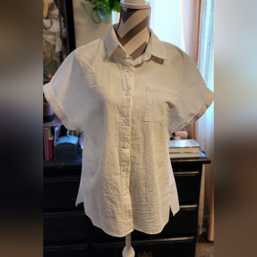 🤍 Cotton Lightweight Summer Shirt